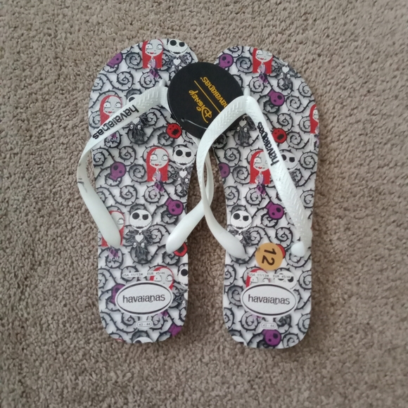 Havaianas Disney Nightmare Jack Beach Mens Size 12 - Picture 2 of 8